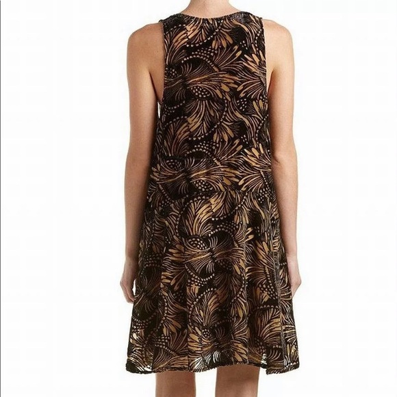 Free People Ellie burnout dress black combo XS - Picture 3 of 8